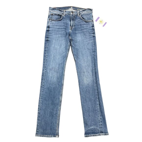 7 For All Mankind Slimmy Slim Straight Leg Jeans Mens 30 Preppy Normcore Classic - Picture 1 of 16